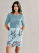 JUPE COURTE FLEURIE JEANNE PETITE MENDIGOTE