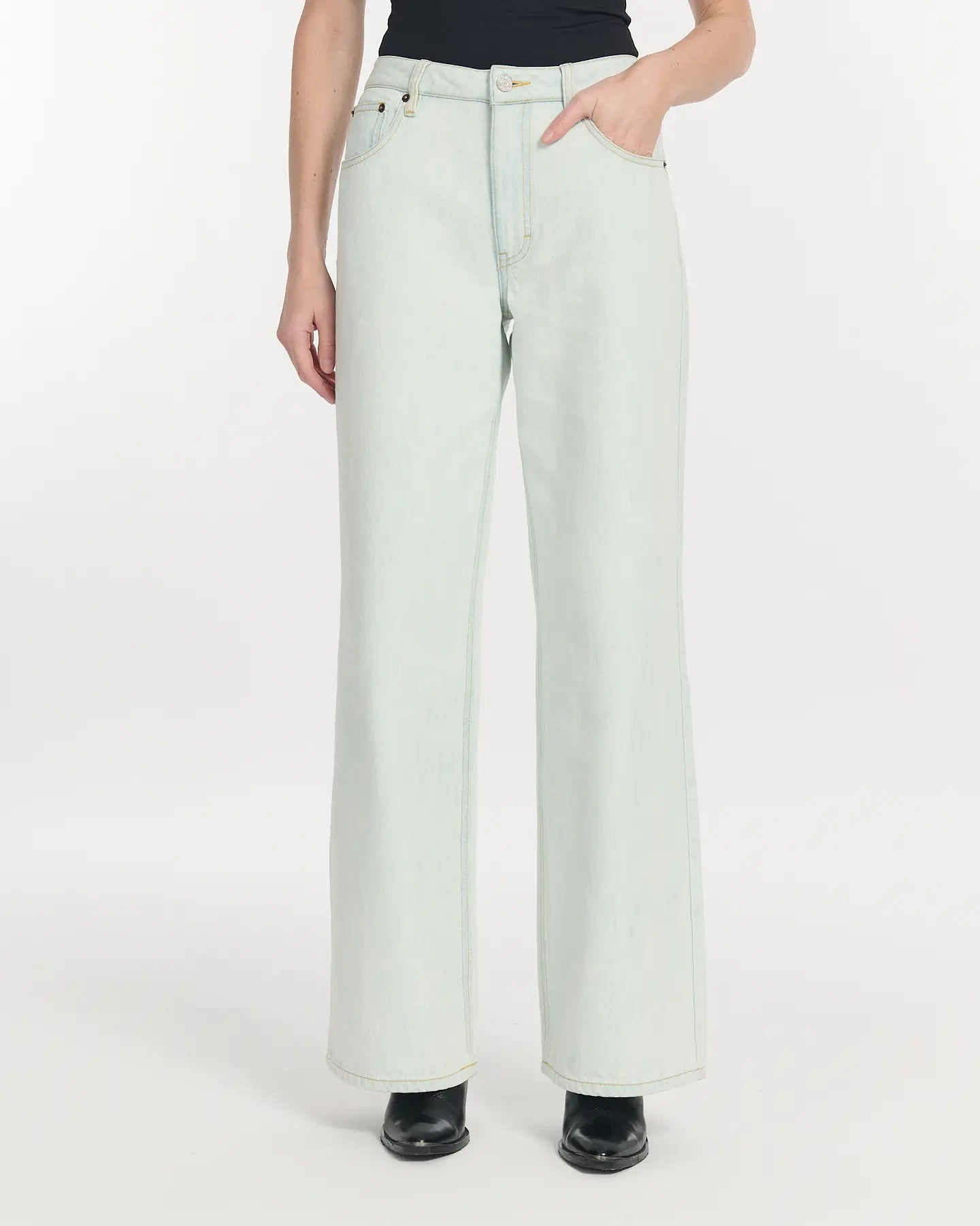 Joie Denim Blue-Ish White Jeans