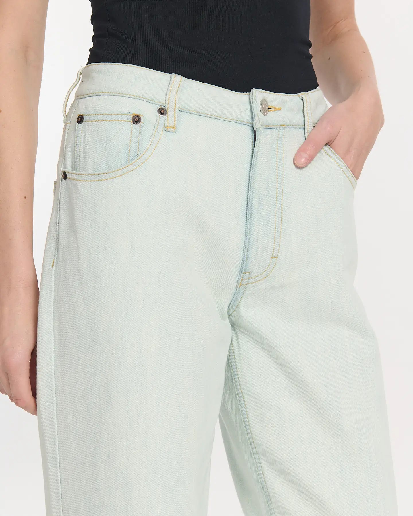 Joie Denim Blue-Ish White Jeans