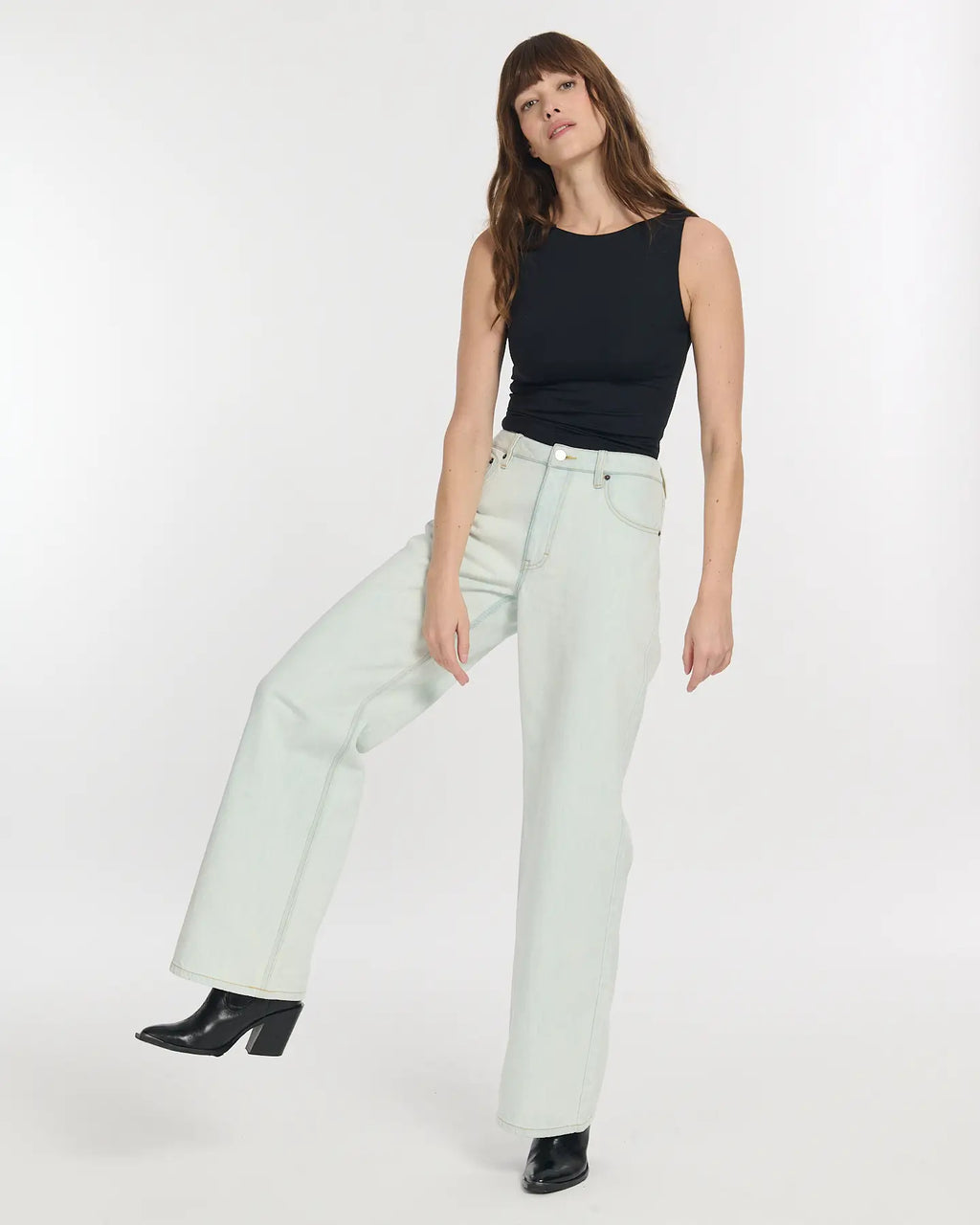 Joie Denim Blue-Ish White Jeans