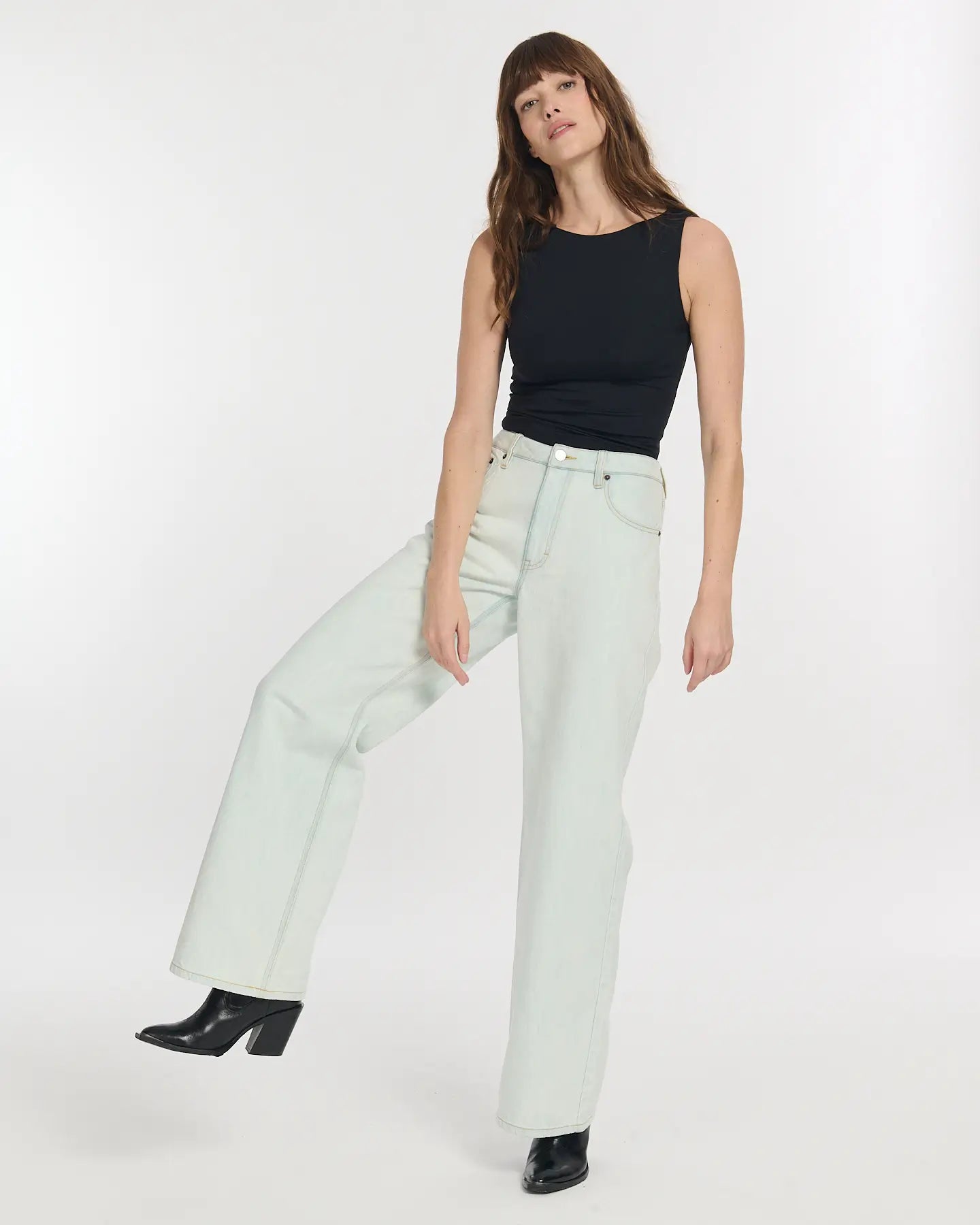 Joie Denim Blue-Ish White Jeans