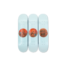 Jeff Koons - Three Ball 50/50 Tank (Two Spalding Dr. J Silver Series, Wilson Supershot) Skateboard