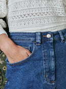 JUPE JEAN BLEUE JENNY PETITE MENDIGOTE