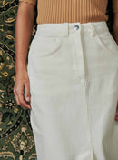 JUPE JEAN BLANCHE JENNY PETITE MENDIGOTE