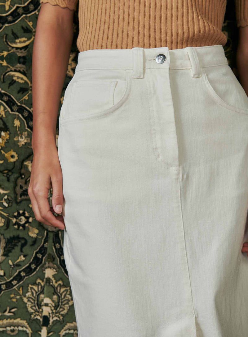 JUPE JEAN BLANCHE JENNY PETITE MENDIGOTE