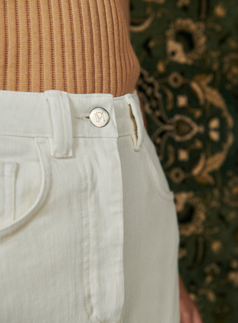 JUPE JEAN BLANCHE JENNY PETITE MENDIGOTE