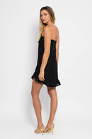 Francette Short Dress - Black