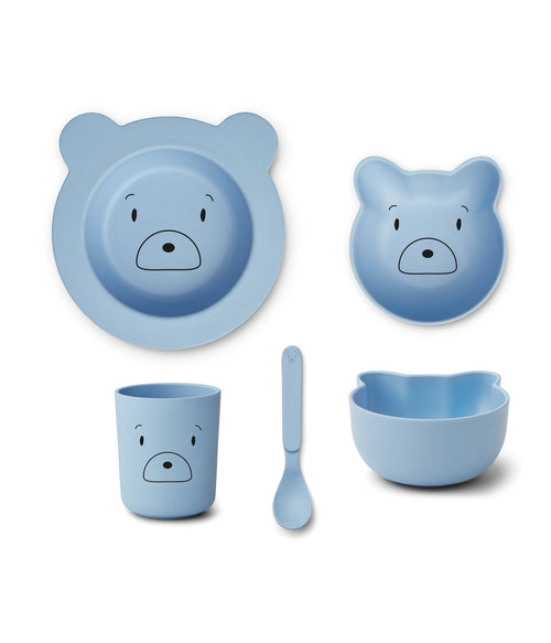 Baby Joana Set - Mr. Bear Sky Blue