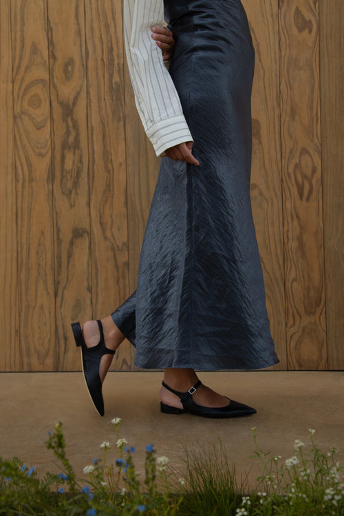 Bailarina destalonada Lucie negra