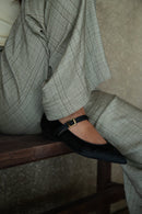 Mercedita Bailarina Pelo Becerro Negro