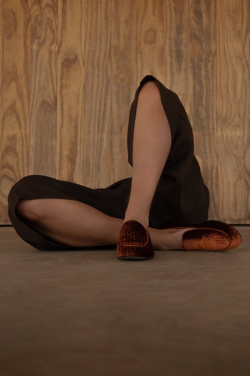 Mocasín Marnie Naranja Oxidado