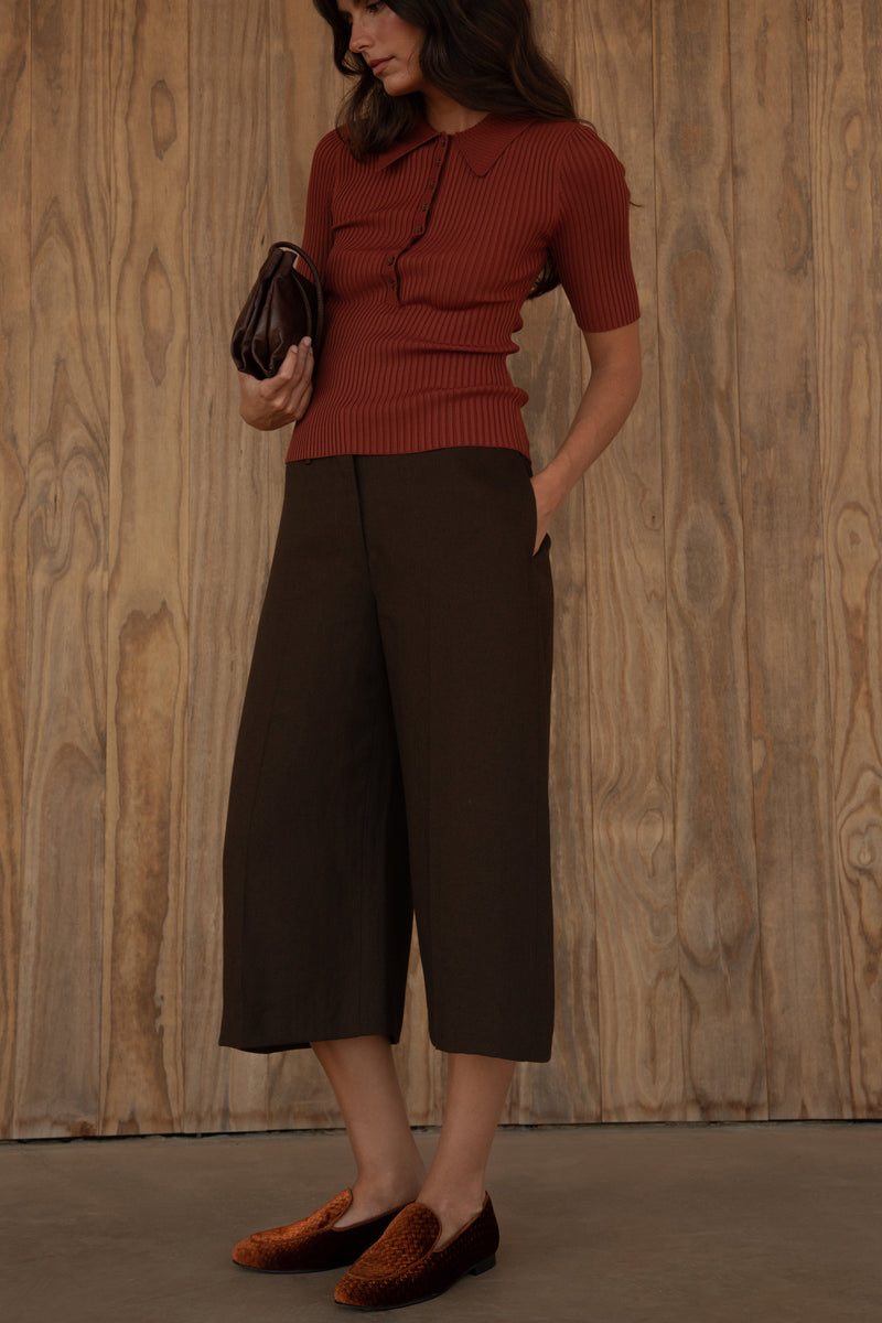 Mocasín Marnie Naranja Oxidado