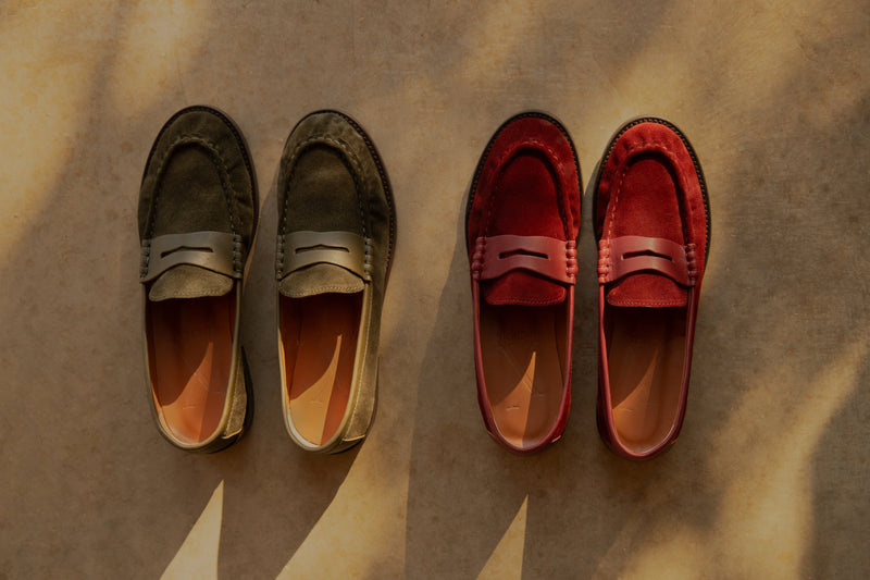 Mocasín Freddie Ante y Piel Musgo