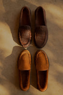 Mocasín Pelo De Becerro Marrón
