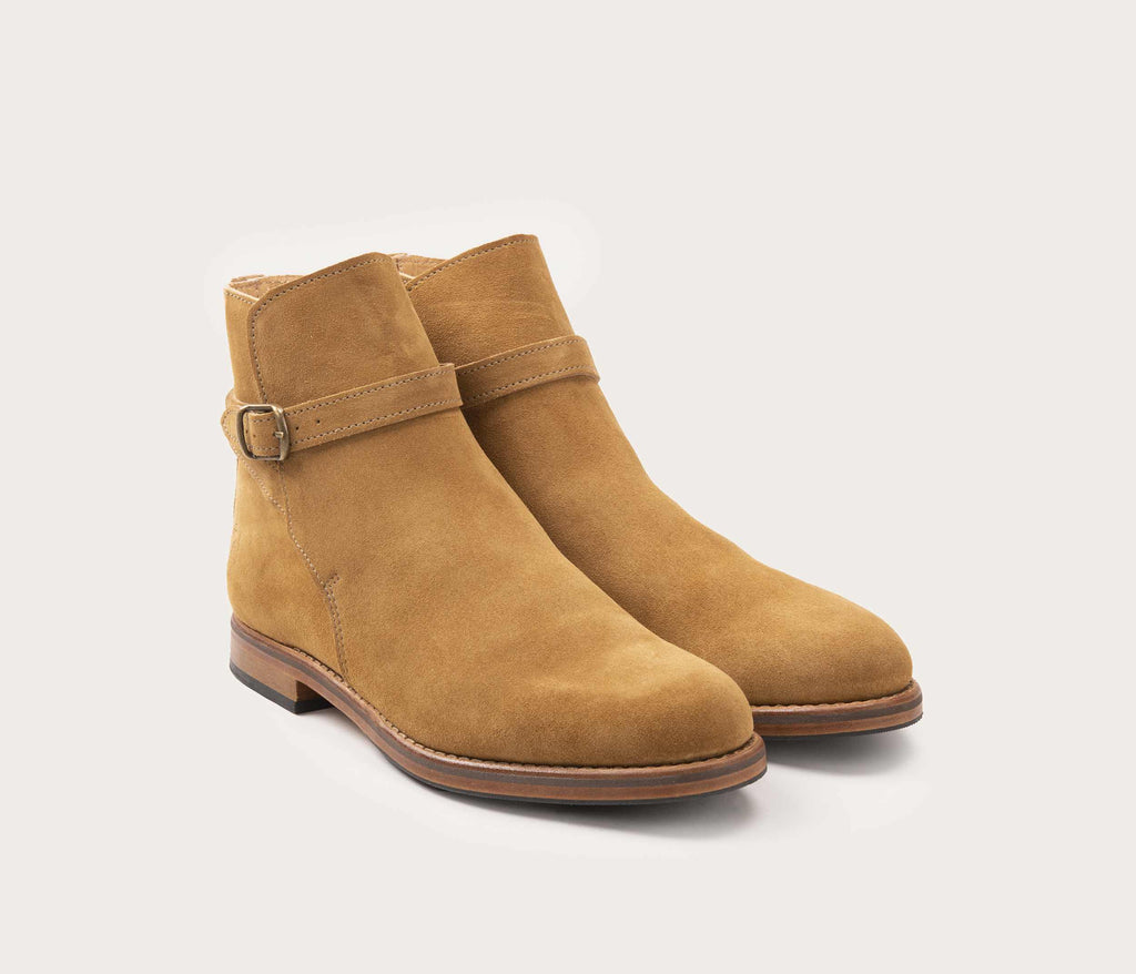 Stivaletti Jodhpur - Camoscio Avana - Uomo