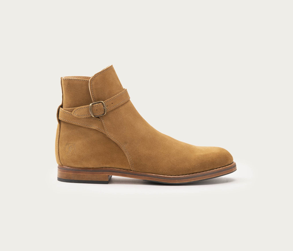 Stivaletti Jodhpur - Camoscio Avana - Uomo