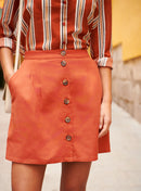 JUPE COURTE BOUTONNEE JOHANNIE PETITE MENDIGOTE