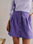 JUPE COURTE BOUTONNEE JOHANNIE PETITE MENDIGOTE