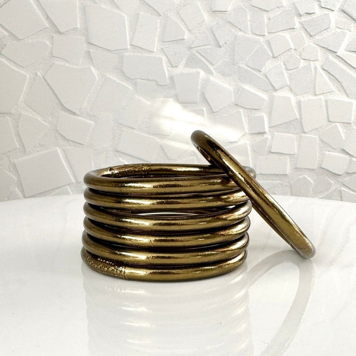 Buddhist Bangle - Bronze