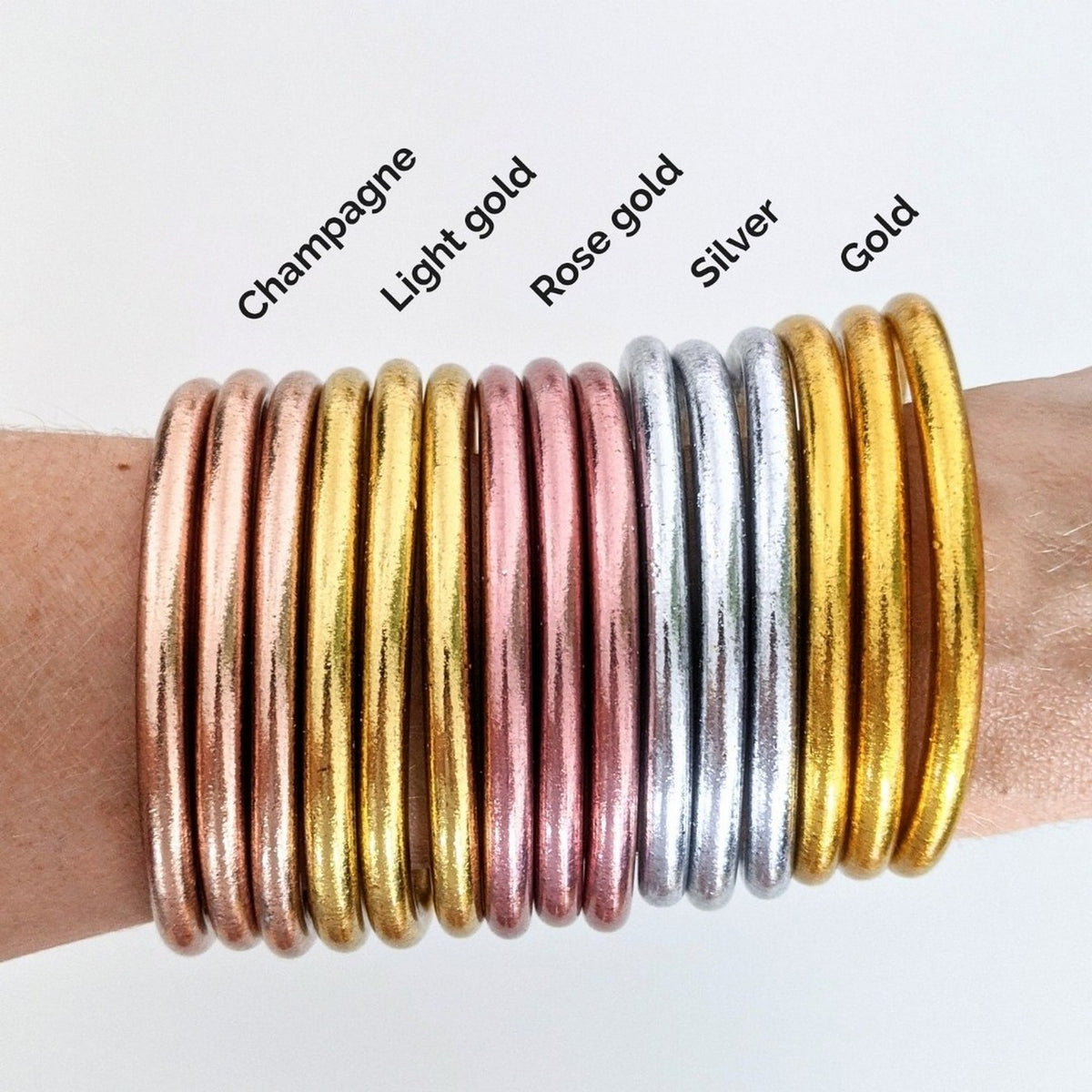 Buddhistisk Armring - Champagne