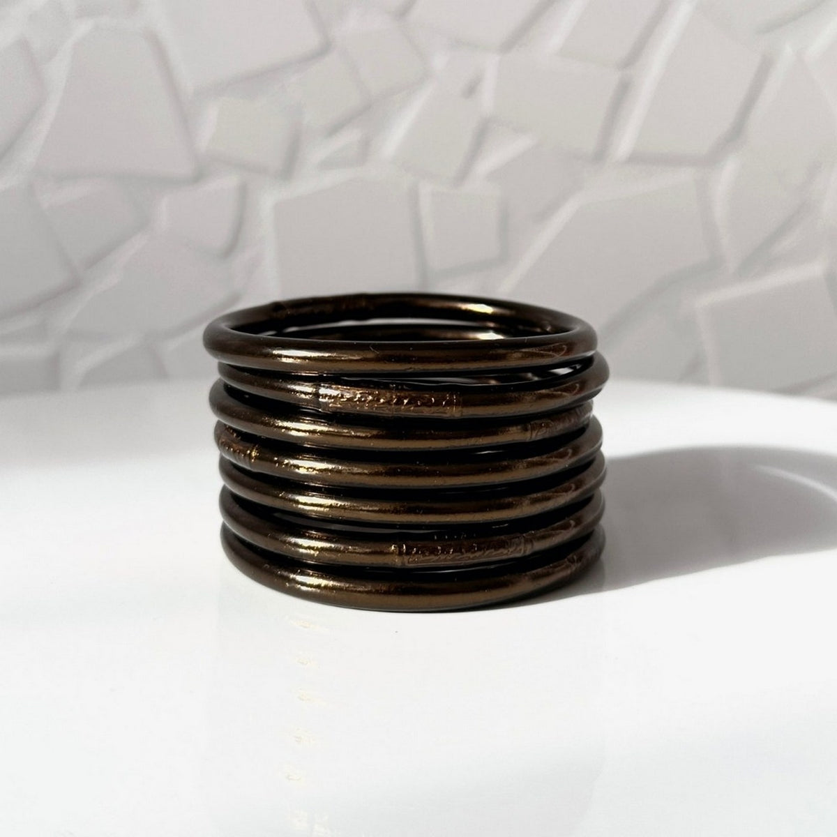 Buddhist Bangle - Chocolate