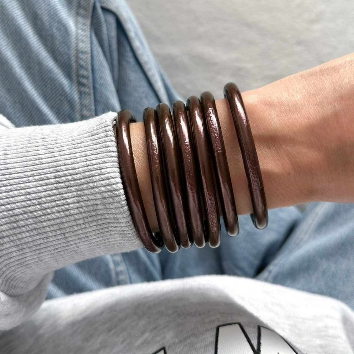 Brazalete rígido budista - Higo silvestre