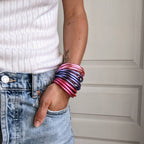 Boeddhistische Bangle - Fuchsia Roze