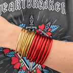 Buddhist Bangle - Passion Red