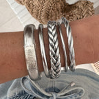 Buddhistisk Armbånd - Sølv