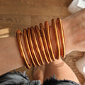 Buddhist Bangle - Apricot