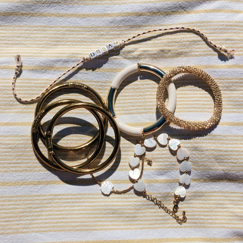 Jonc Bouddhiste - Antique Gold