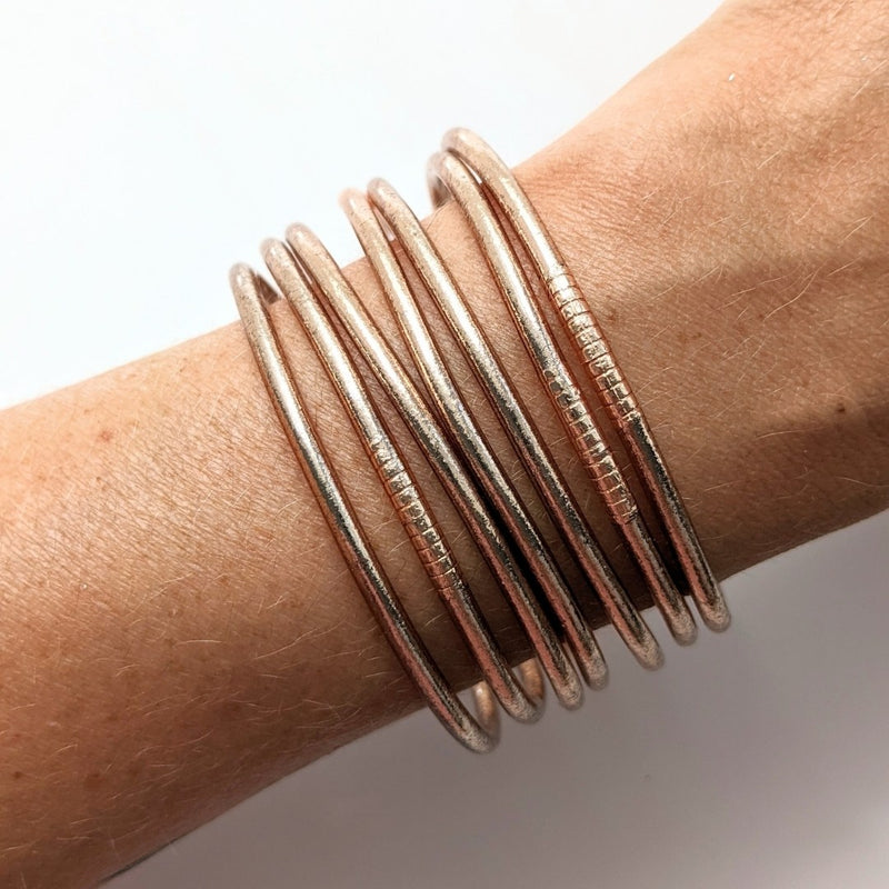 Brazalete Budista Fino - Champán