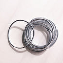 Jonc Bouddhiste Fin - Silver