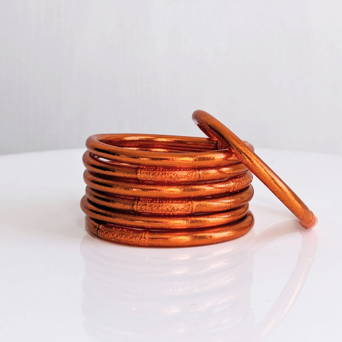 Jonc Bouddhiste - Orange Feu