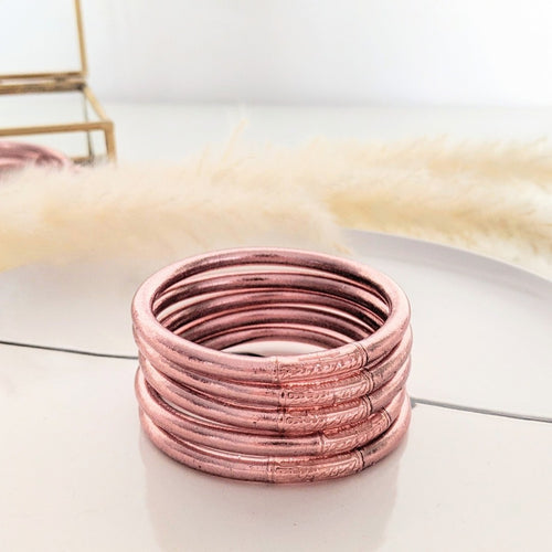 Jonc Bouddhiste - Rose Gold
