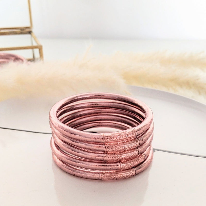 Jonc Bouddhiste - Rose Gold