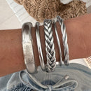 Jonc Bouddhiste - Silver