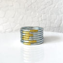 Jonc Bouddhiste - Silver Mantra Doré