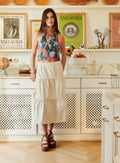 Jupe Joseline Denim - Ecru