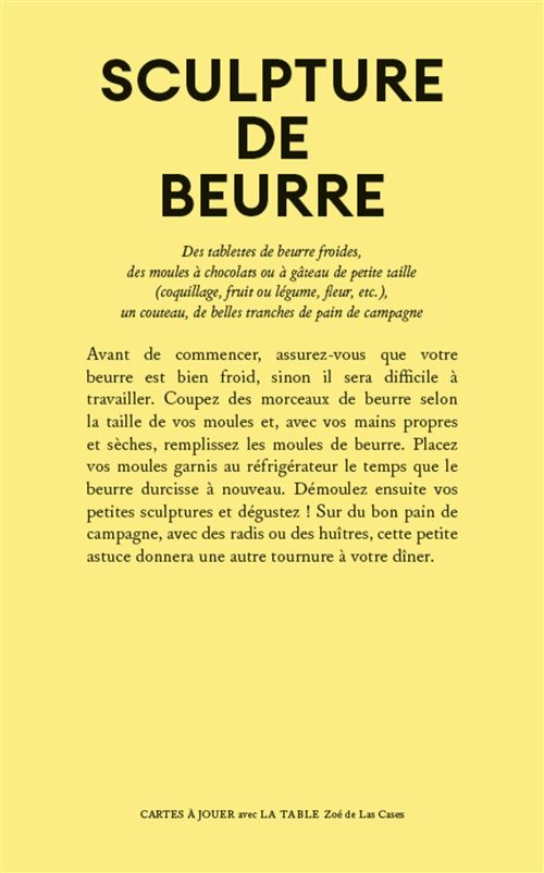 Jouer Avec La Table - Zoé De Las Cases