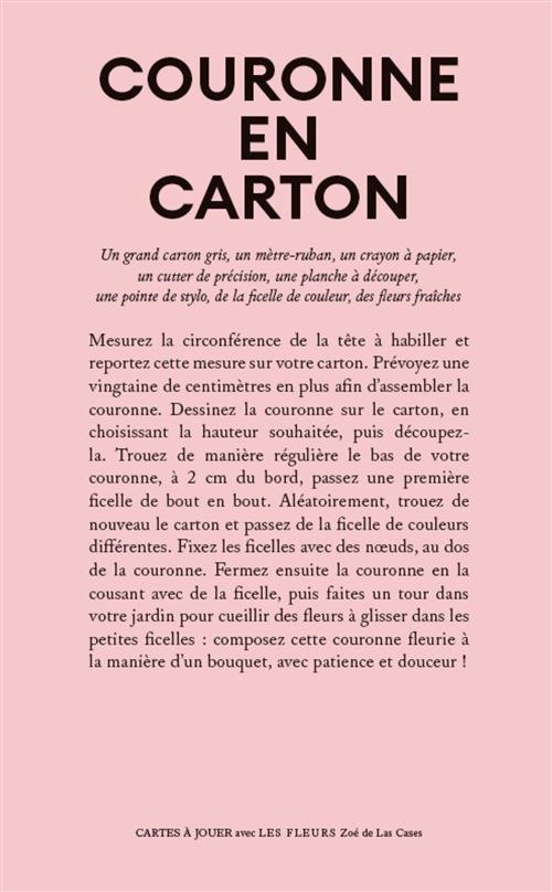 Jouer Avec Les Fleurs - Zoé De Las Cases