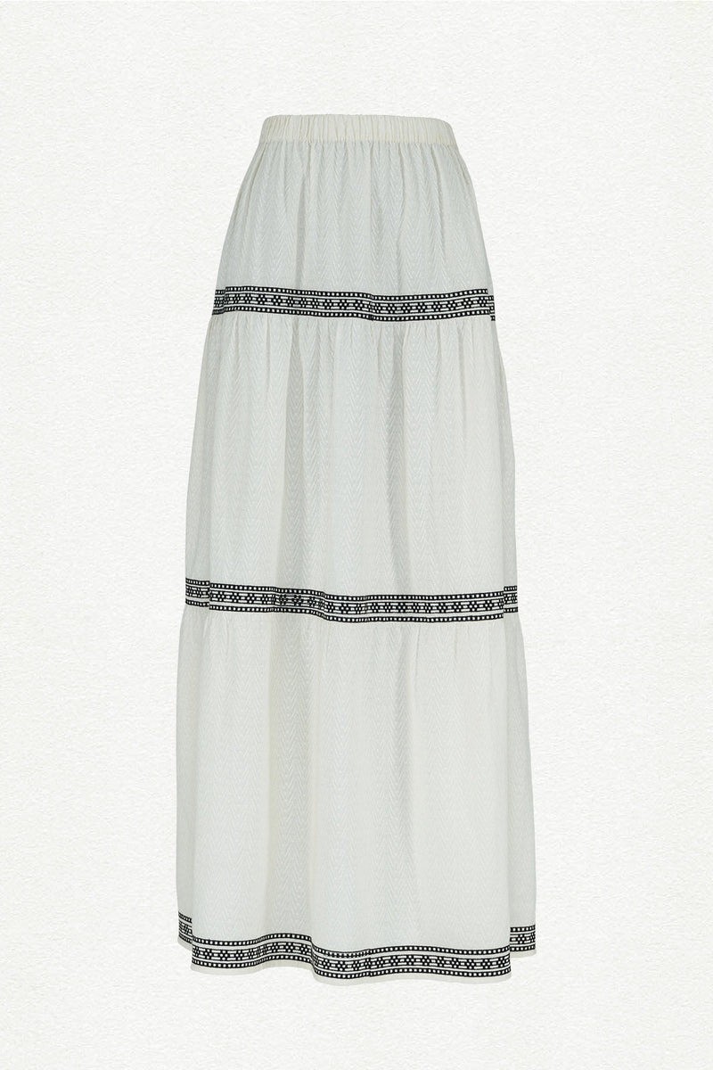 Plume Paris - Sarah Skirt Ecru