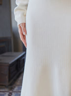 Jasmine Knitted Skirt - Ecru