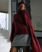 Falda Ajustada Gris Shae