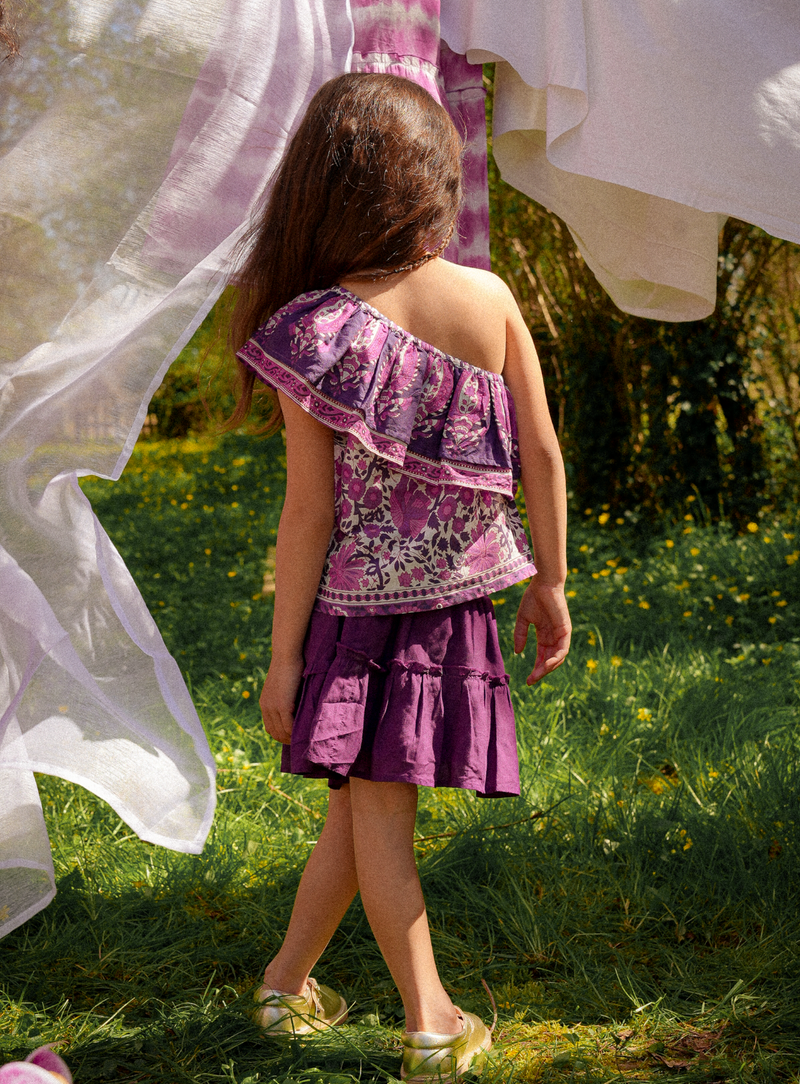 Jupe Mini Joly - Cassis