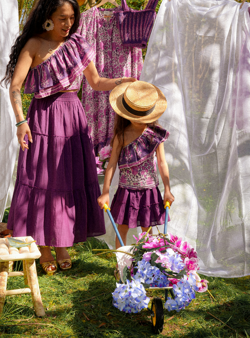 Jupe Mini Joly - Cassis