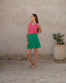 Jupe vert femme Angarde packshot profile