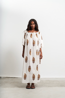 Robe Justina Mustard