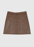 Jupe Courte Jutinia Camel