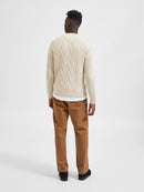 Pull En Maille - Oatmeal - Homme